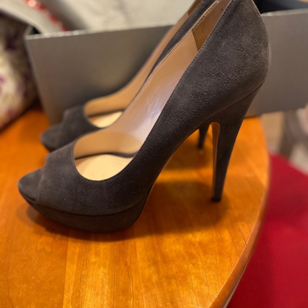 Prada Suede Heels